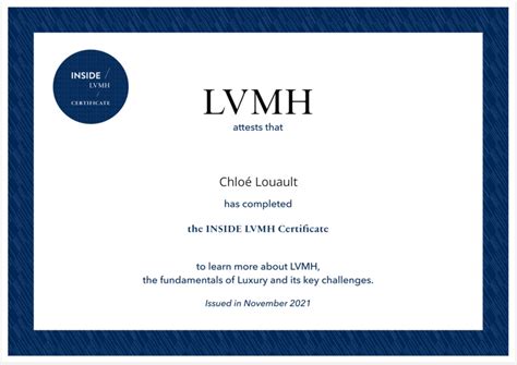 lvmh graduate programs|inside lvmh certificate.